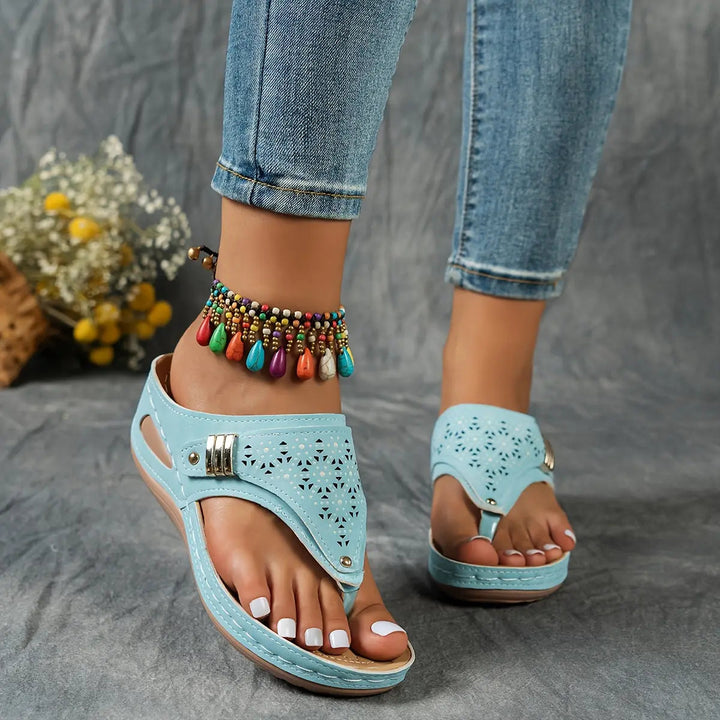 Posy | Elegant Wedge Sandals
