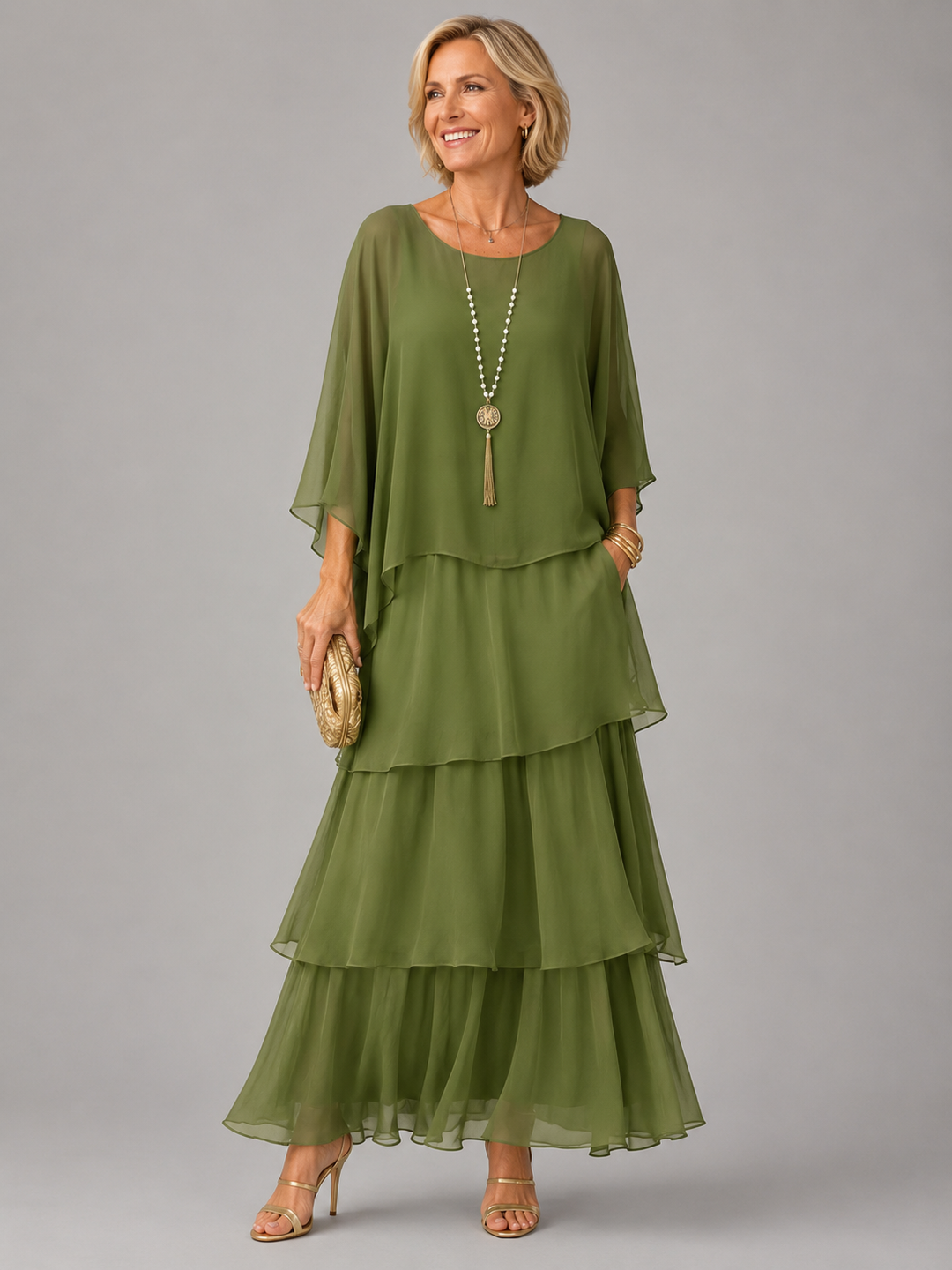 Bronwyn | Layered Flowing Maxi Dress