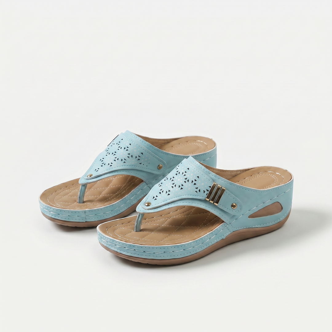 Posy | Elegant Wedge Sandals