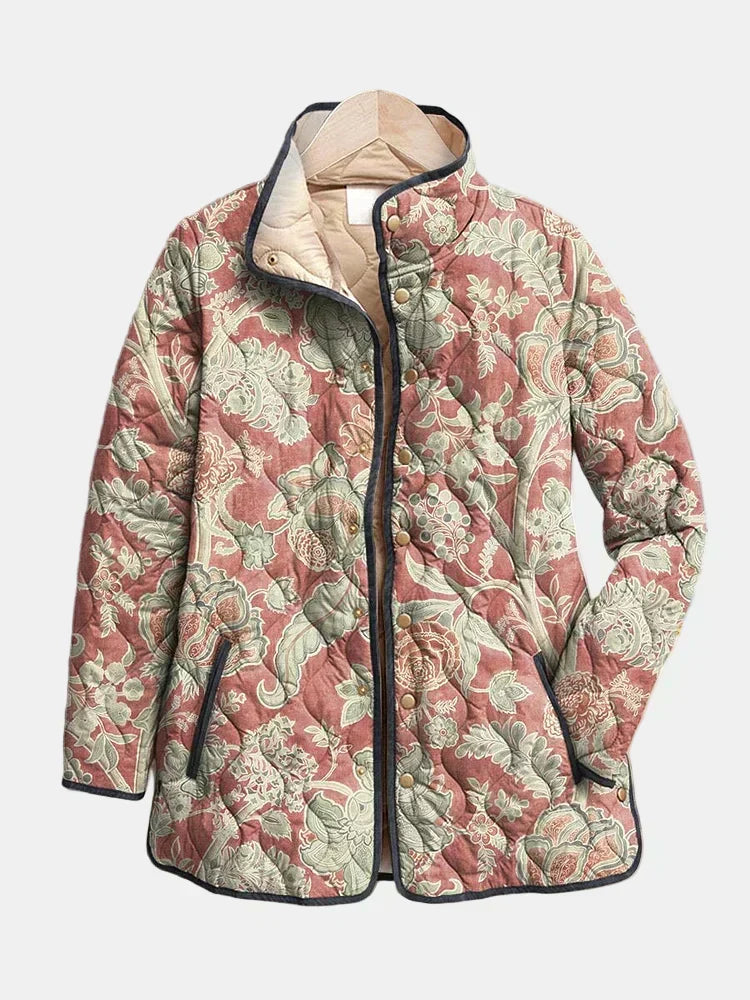 Selma | Nostalgic Floral Quilted Jacket