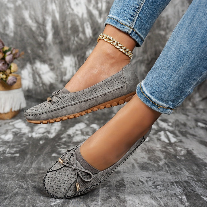 Polly | Soft Suede-Look Loafers