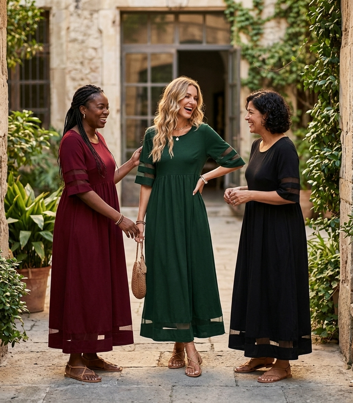 Honora | Softly Tailored Midi Dress