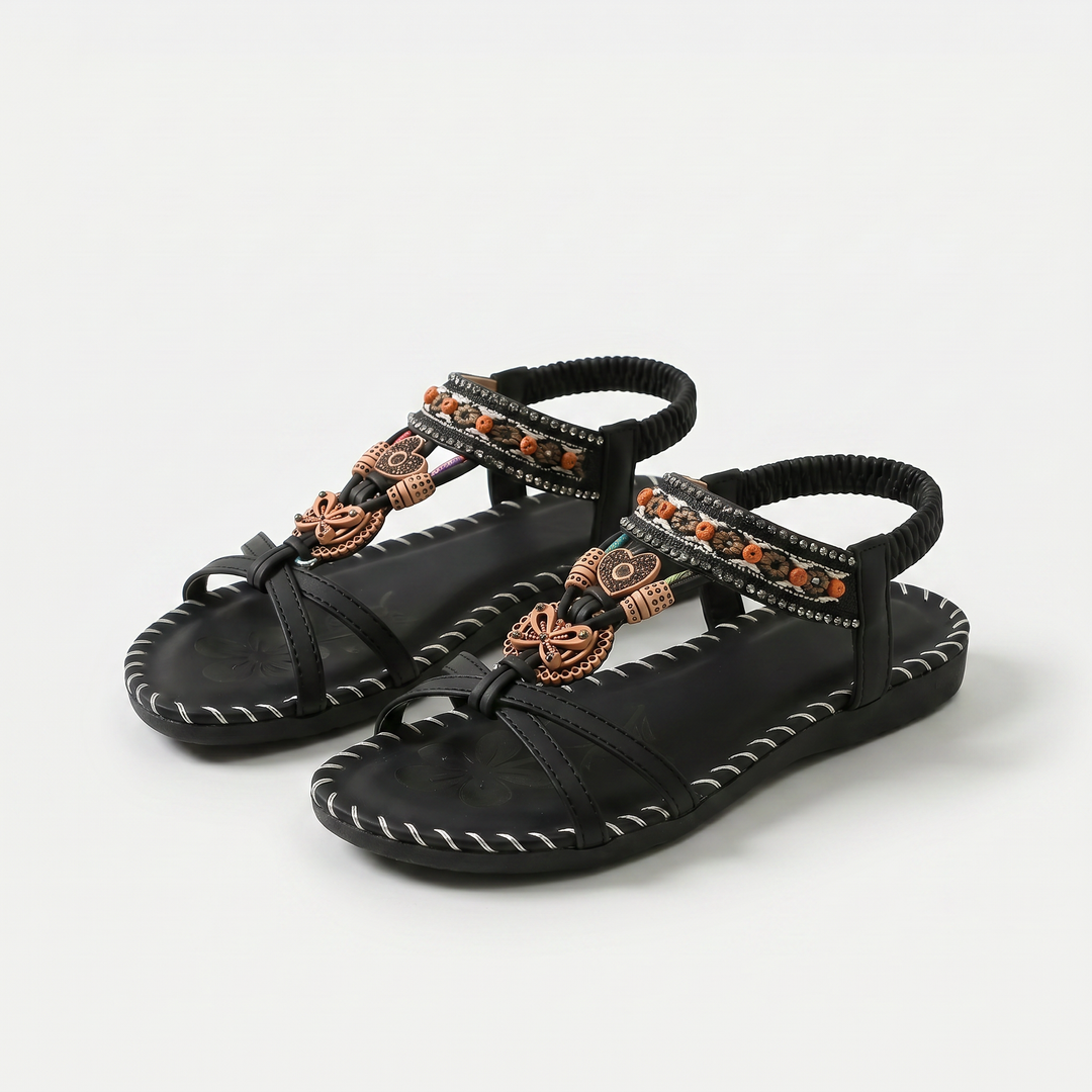 Cara | Beaded Summer Sandals