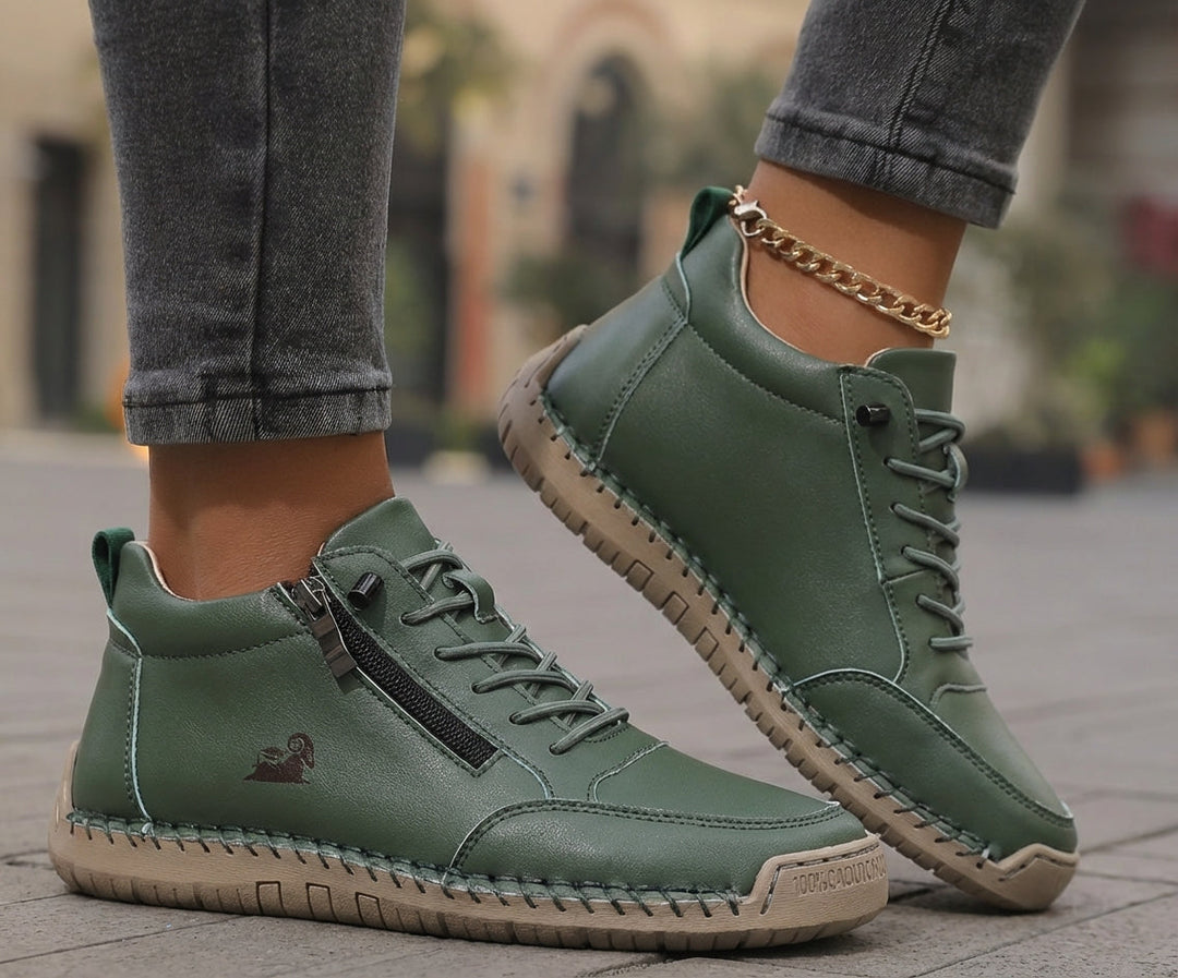 Opal | Wide-Fit Side-Zip Sneakers