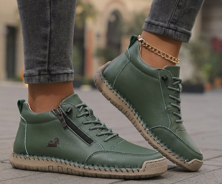 Opal | Wide-Fit Side-Zip Sneakers