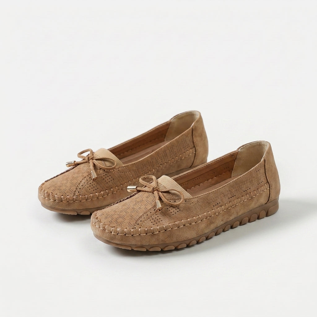 Polly | Soft Suede-Look Loafers